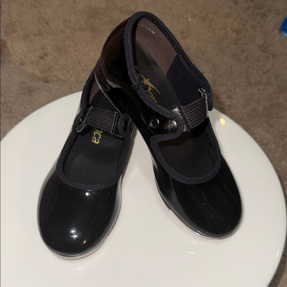 Black Kids Tap Shoes